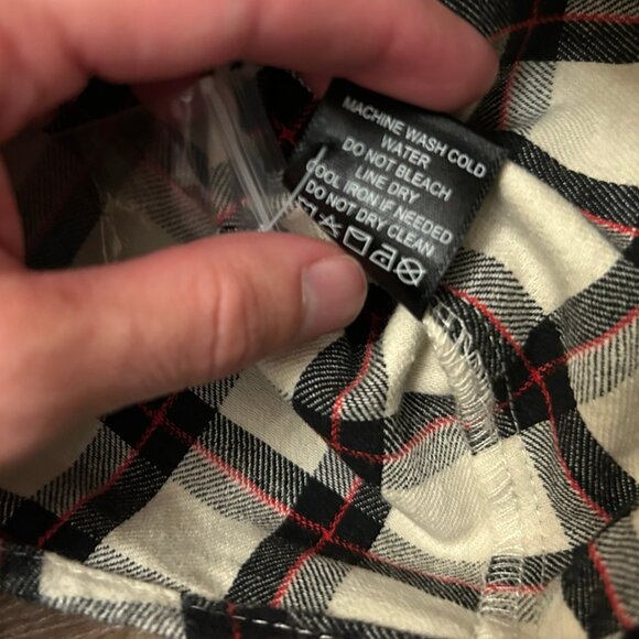 NWT Velvet Heart - Long Sleeve Button Down Dress - Soft Knit Plaid - Sz xs - Picture 5 of 8